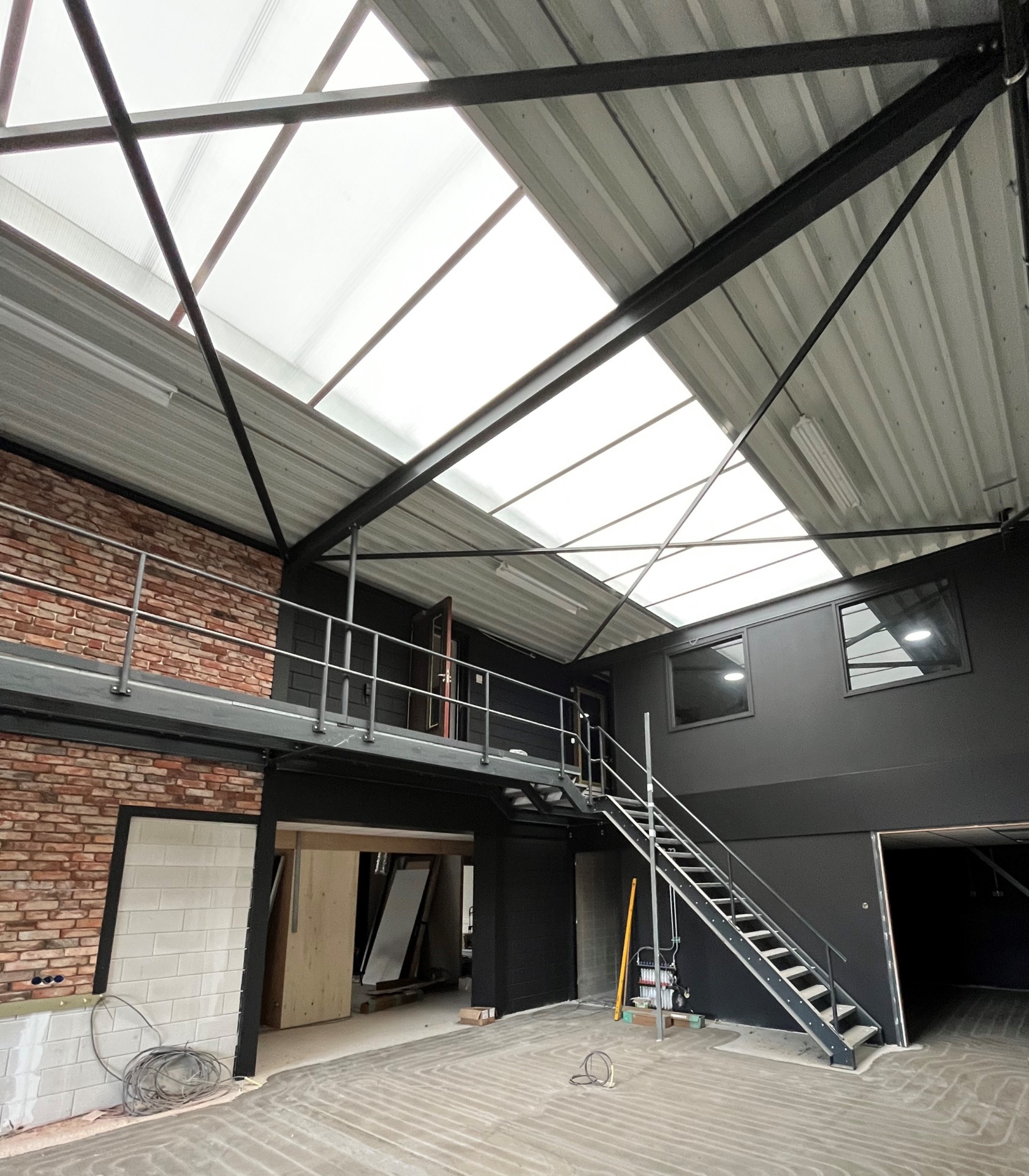 Lichtstraat met extra isolatie
