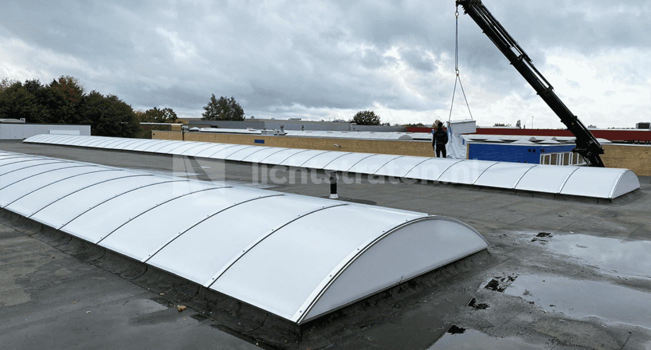 Opaal lichtstraat warmtewerend in Etten Leur
