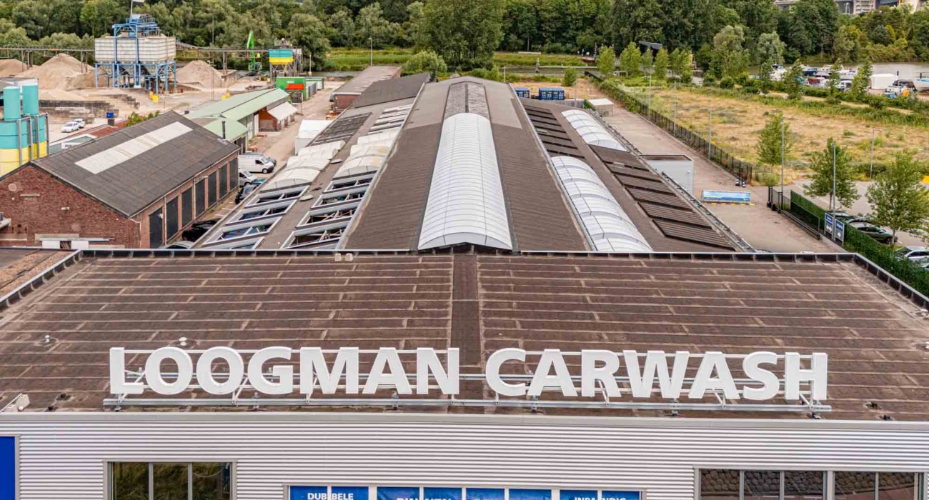 Gebogen lichtstraten - Loogman Rotterdam