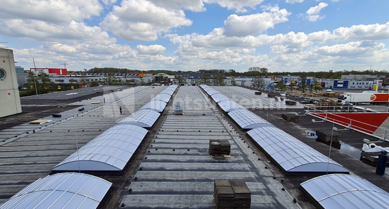 Renovatie project vervangen van lichtstraten