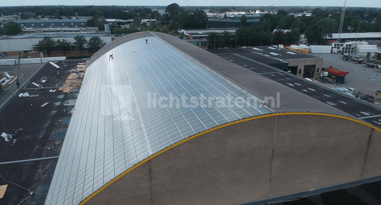Lichtkoepel renovatie in Almelo