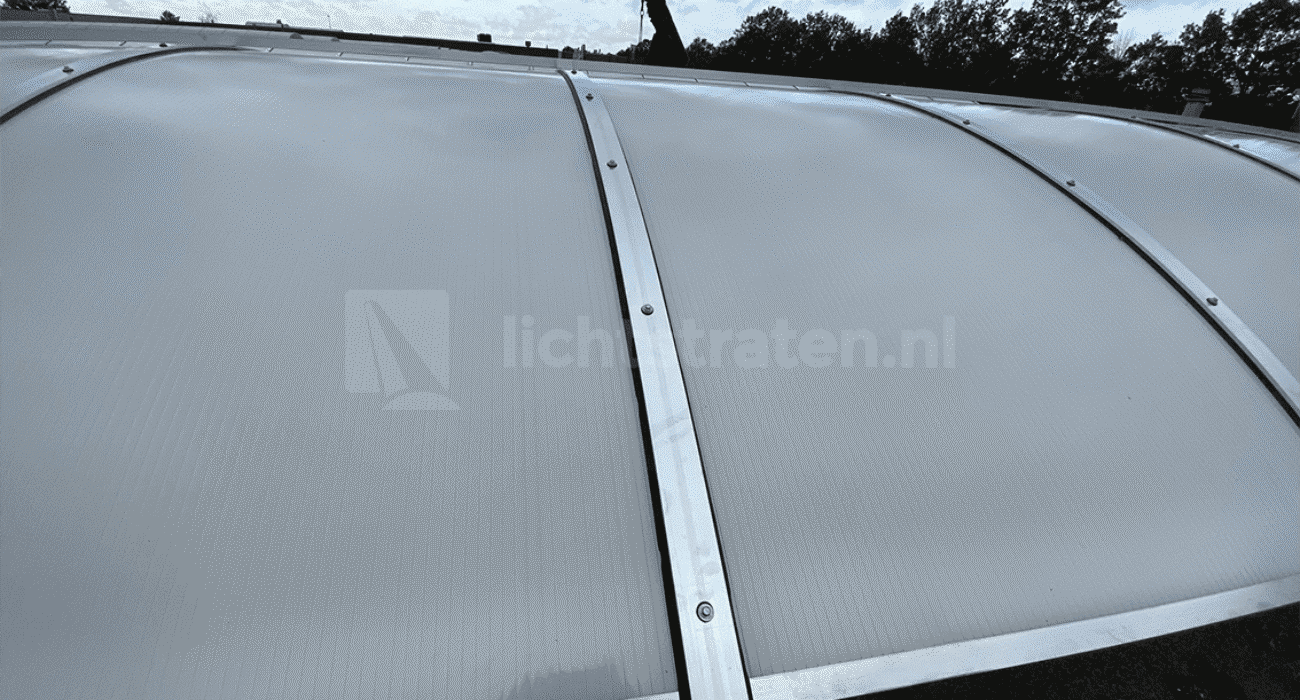 Aluminium profiel op lichtstraat