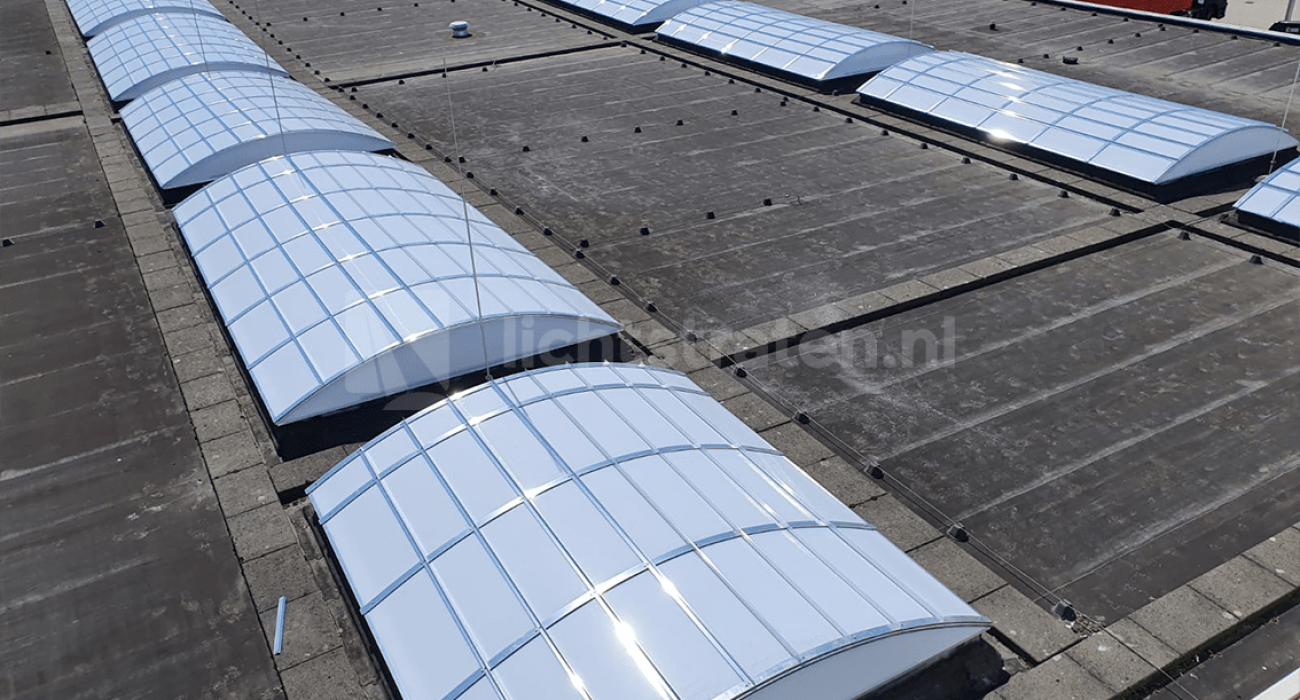 lichtstraten vervangen distributiecentrum