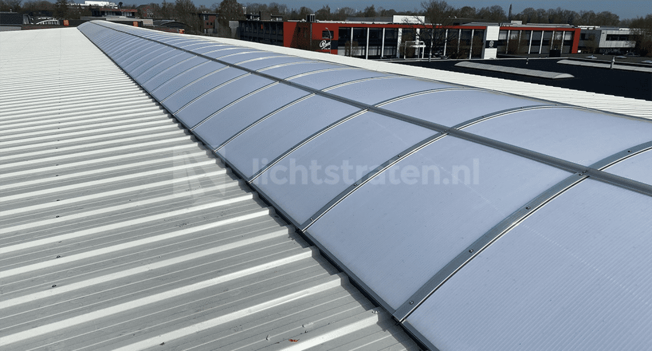 Nieuw geplaatste lichtstraat